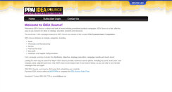 Desktop Screenshot of ideasource.ppai.org