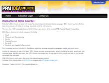 Tablet Screenshot of ideasource.ppai.org