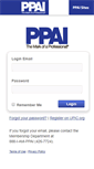 Mobile Screenshot of login.ppai.org